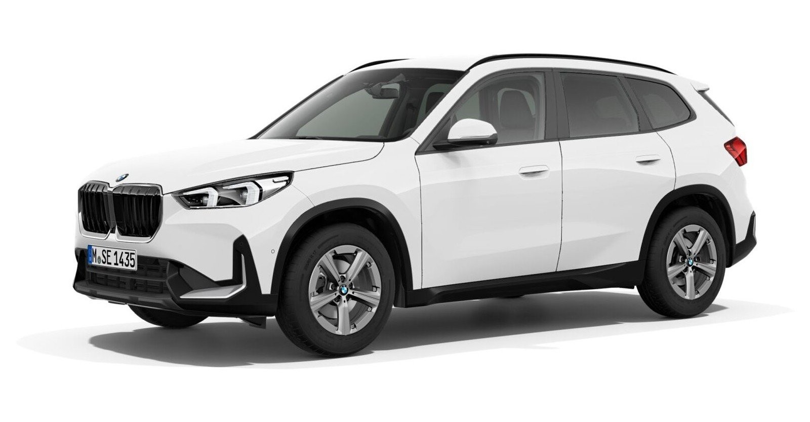 BMW X1 xDrive20d in Weiß von vorne