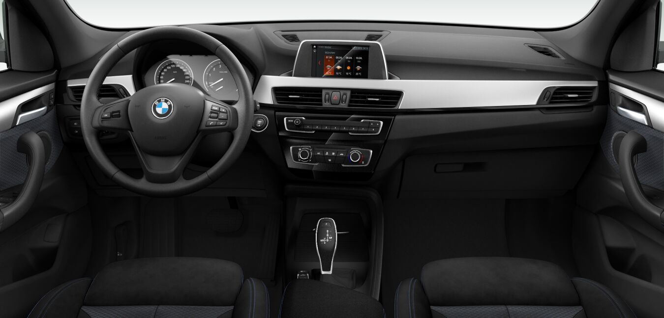 BMW BMW X im Innenraum von vorne