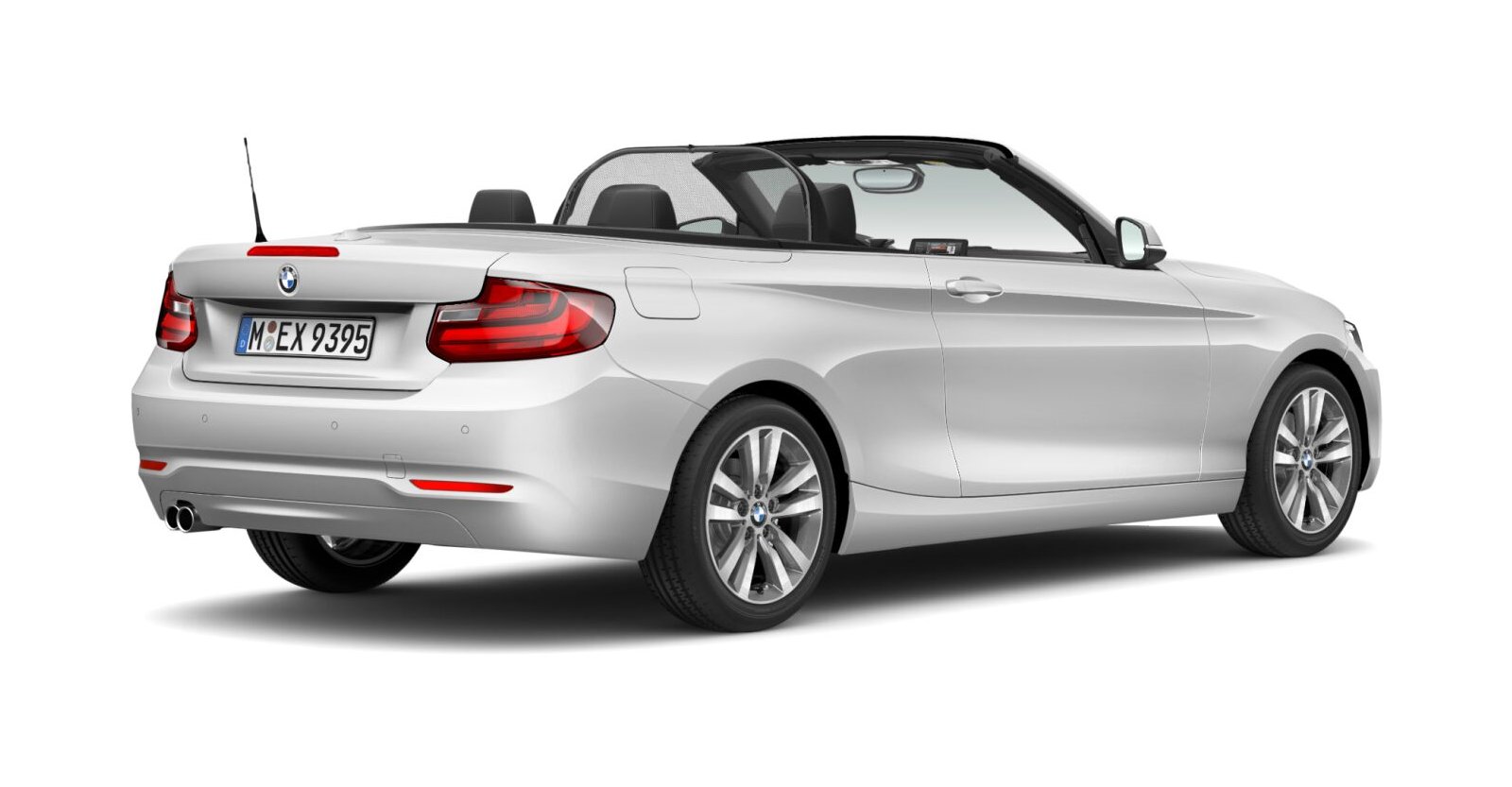 BMW BMW 2er in Weiß von hinten