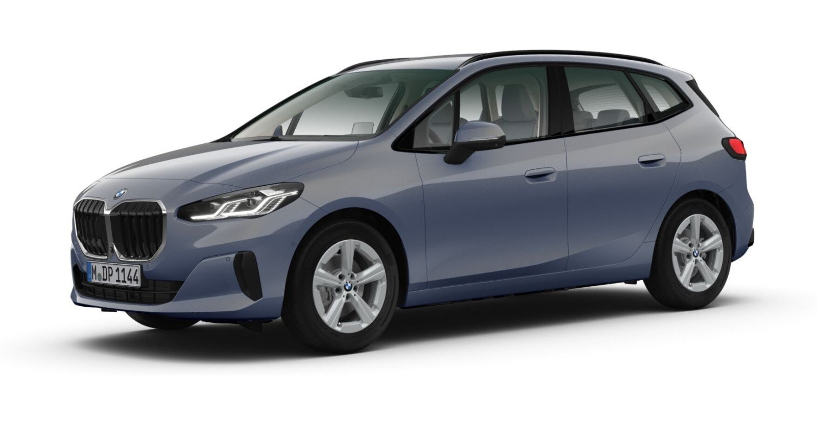 BMW 220i Active Tourer in Grau von vorne BMW 220i Active Tourer in Grau von vorne