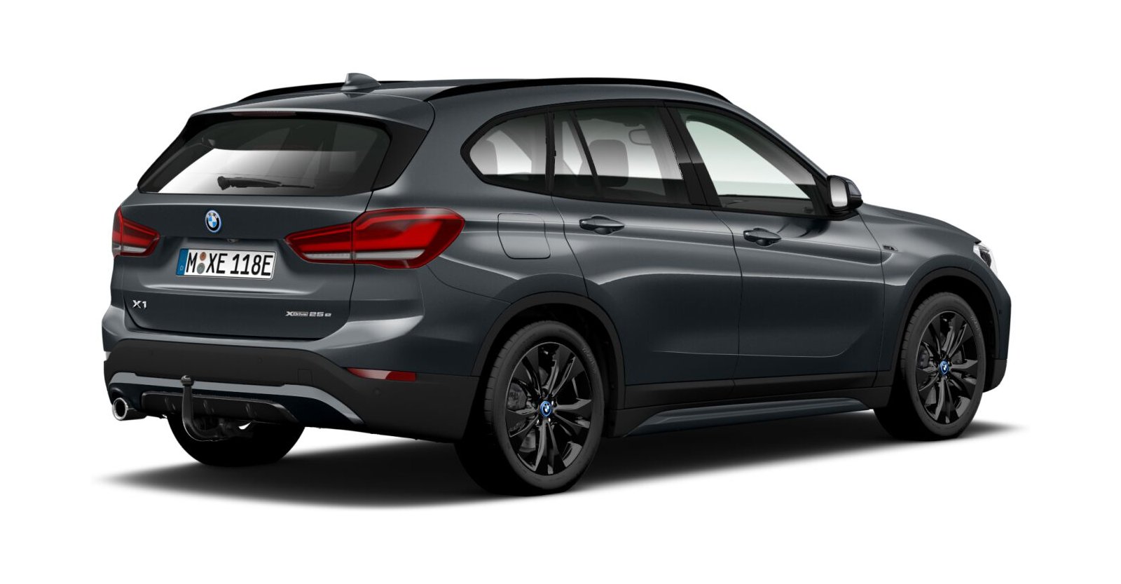 BMW BMW X in Grau von hinten BMW BMW X in Grau von hinten