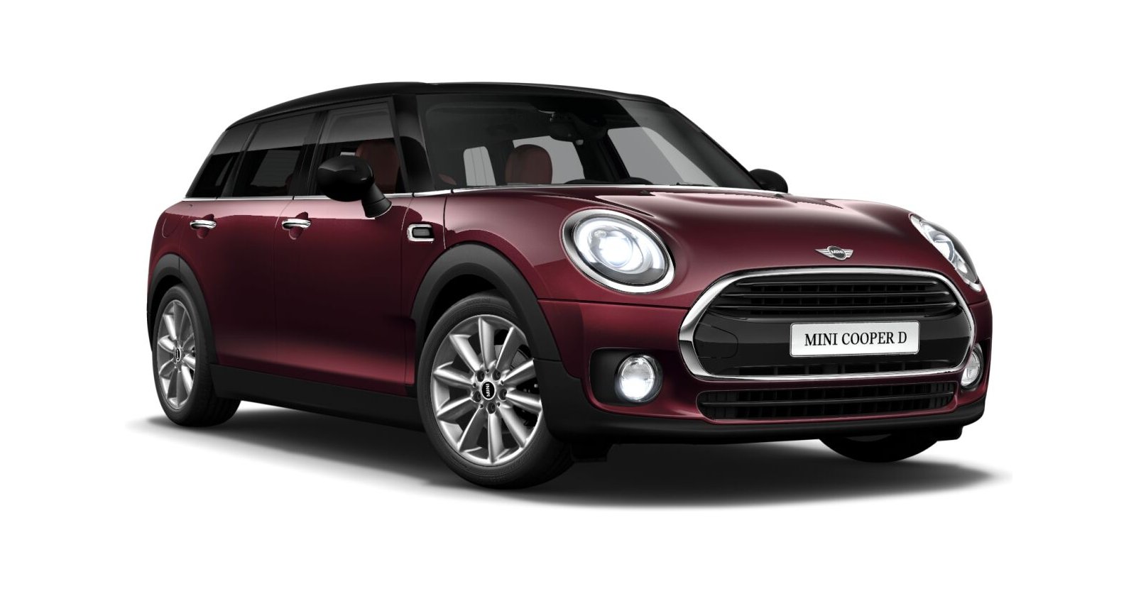MINI Cooper D Clubman in Rot von vorne