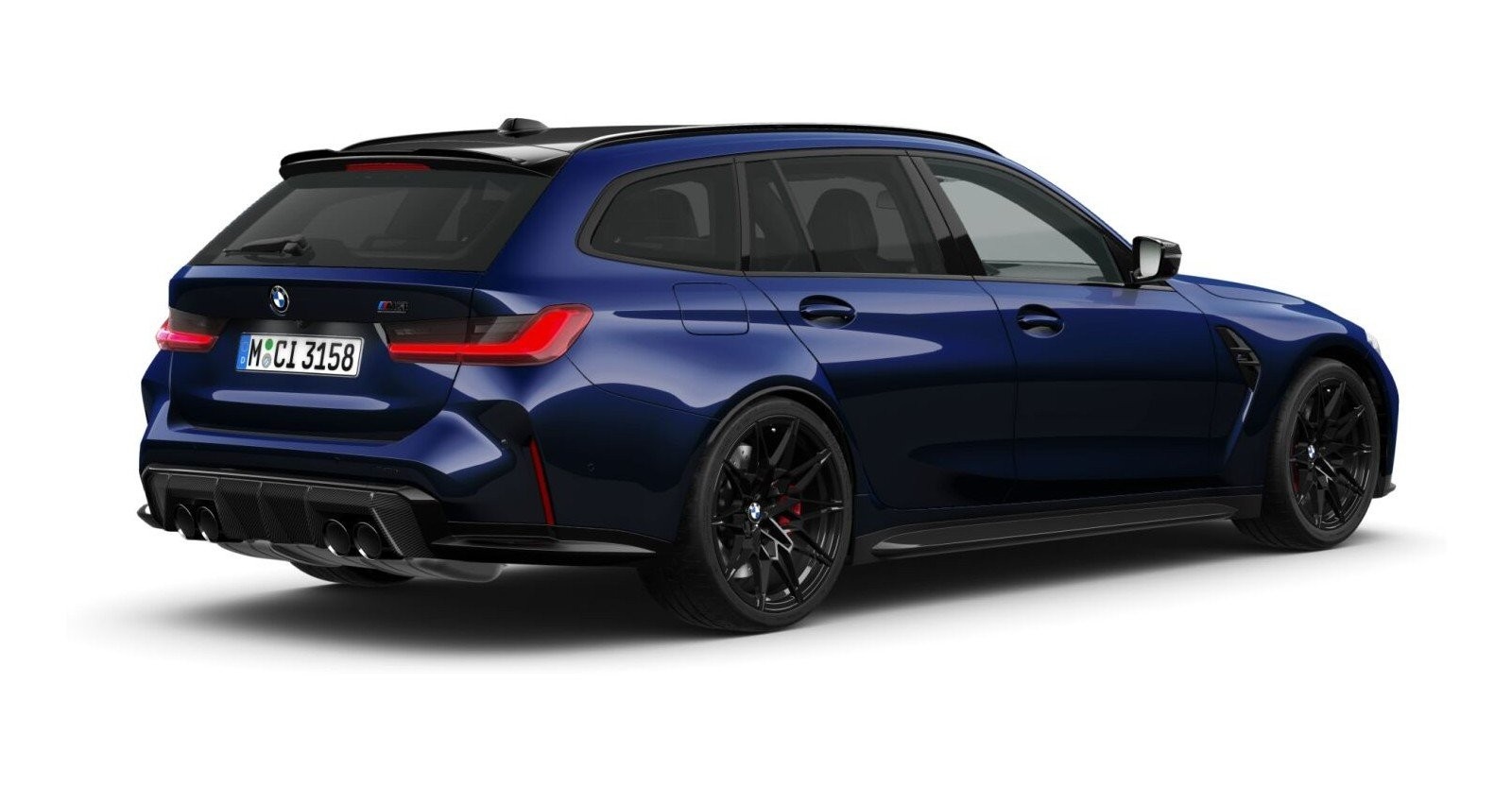 BMW BMW M in Blau von hinten BMW BMW M in Blau von hinten