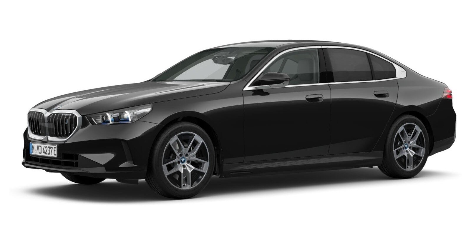 BMW BMW I in Schwarz von vorne BMW BMW I in Schwarz von vorne