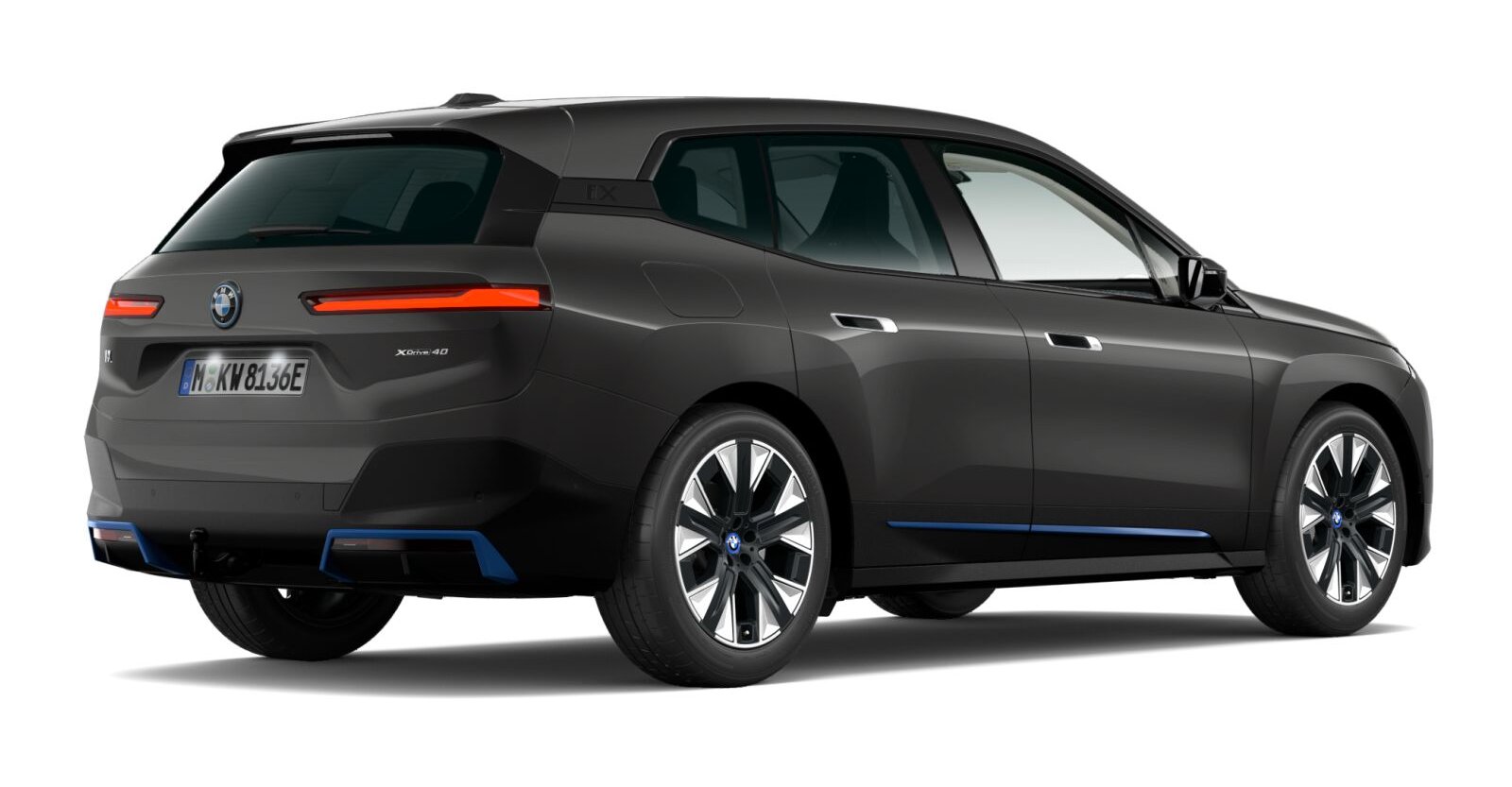 BMW BMW I in Grau von hinten