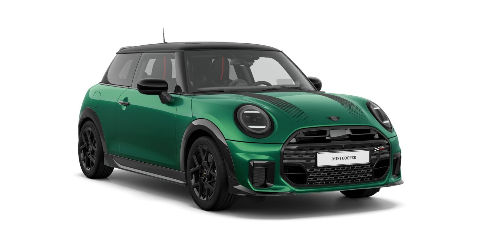 MINI Cooper S in Grün von vorne