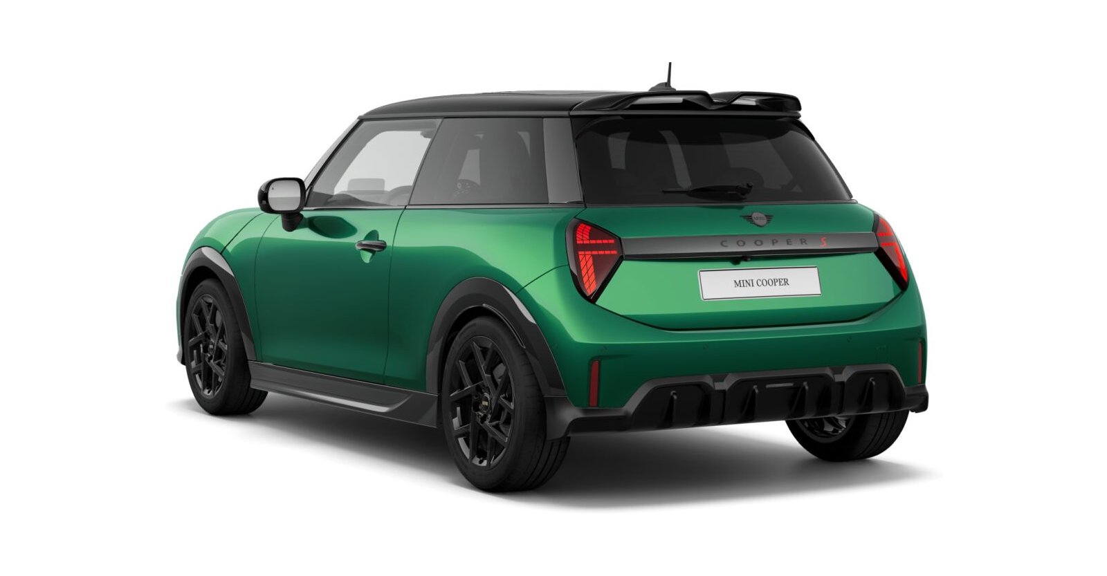 MINI MINI 3-Türer in Grün von hinten MINI MINI 3-Türer in Grün von hinten