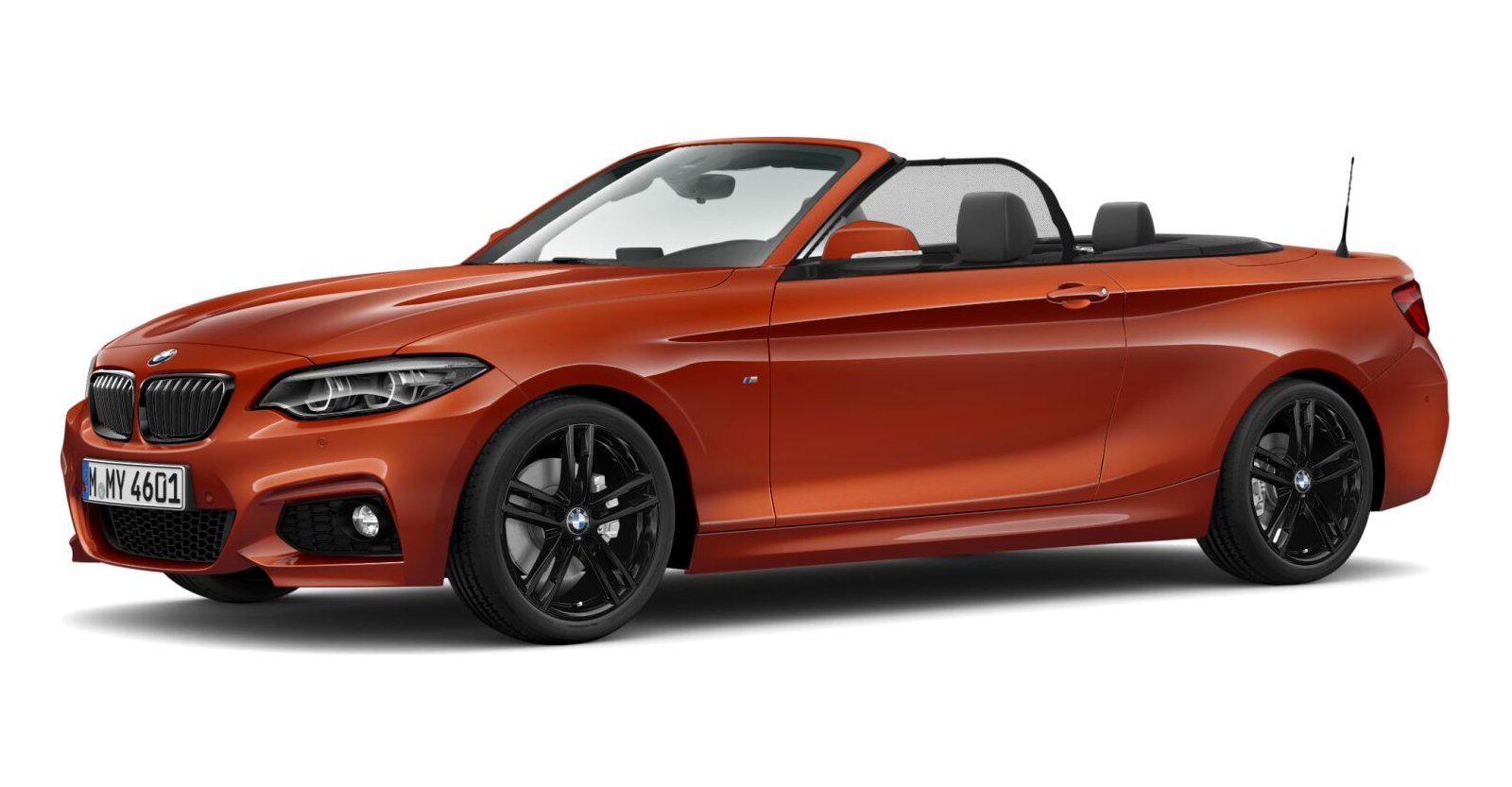 BMW BMW 2er in Orange von vorne BMW BMW 2er in Orange von vorne