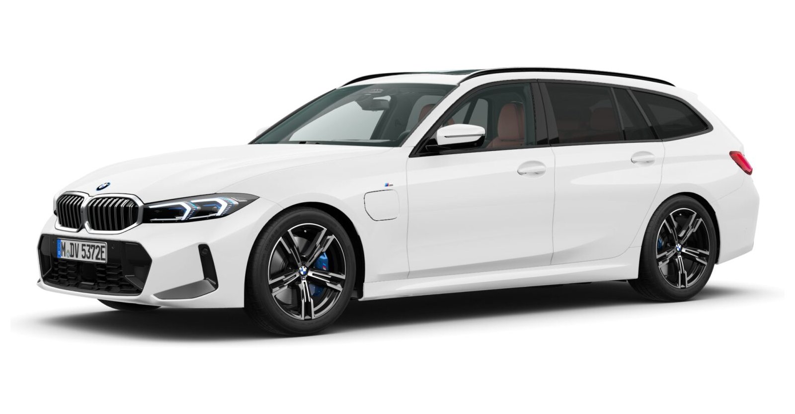 BMW BMW 3er in Weiß von vorne BMW BMW 3er in Weiß von vorne