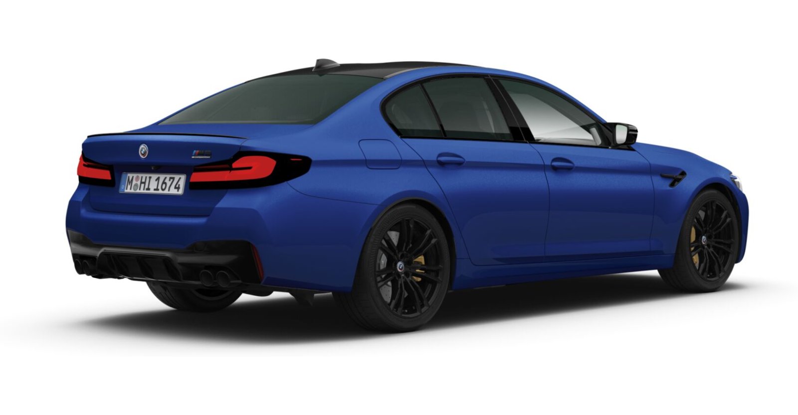 BMW BMW M in Blau von hinten BMW BMW M in Blau von hinten