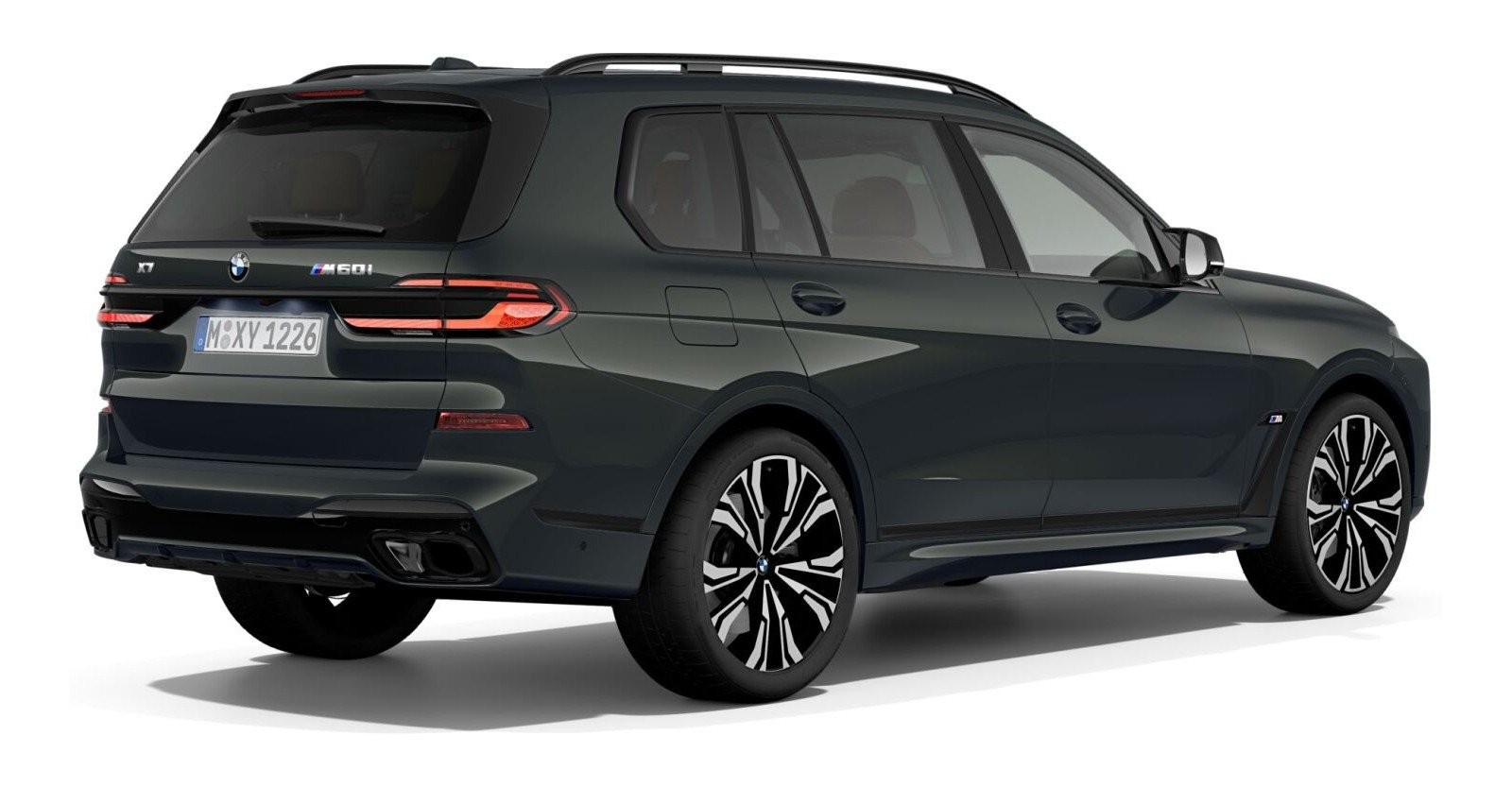 BMW BMW X in Grau von hinten