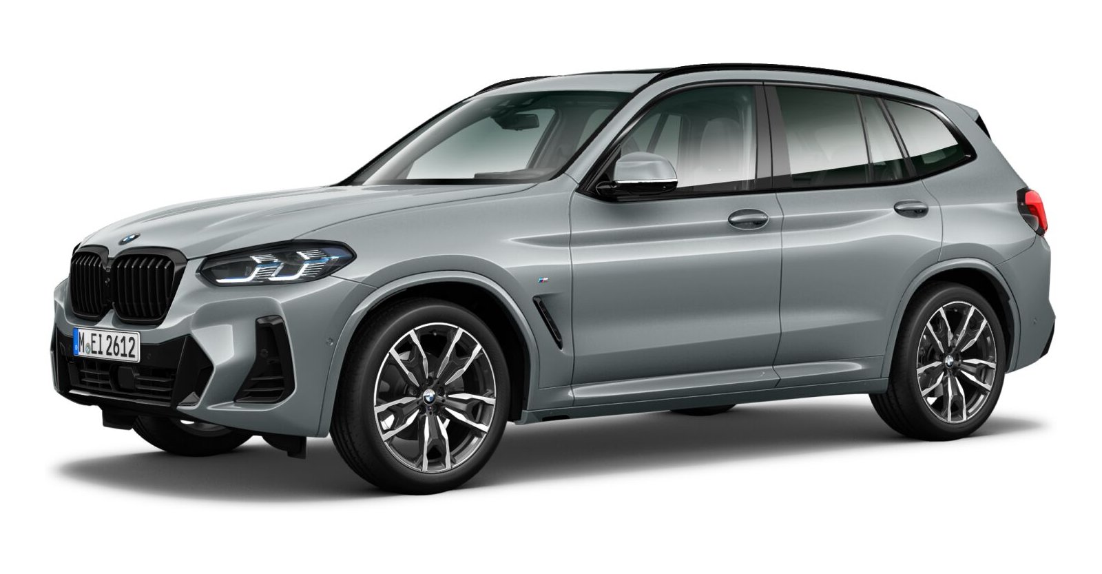 BMW X3 xDrive 20d in Grau von vorne