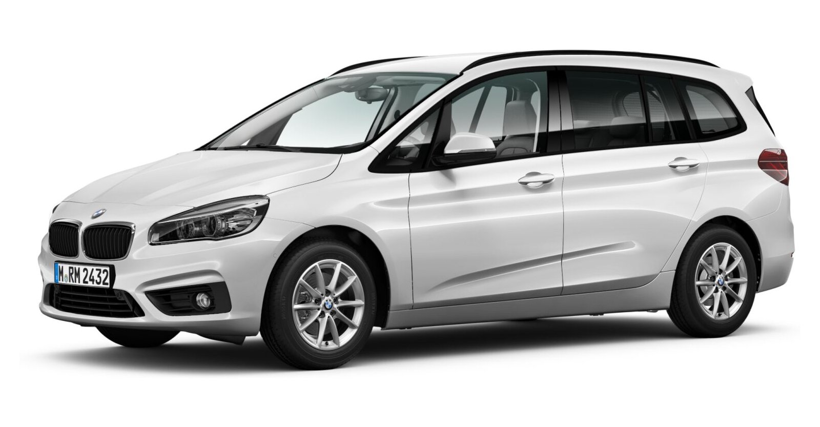 BMW BMW 2er in Weiß von vorne BMW BMW 2er in Weiß von vorne