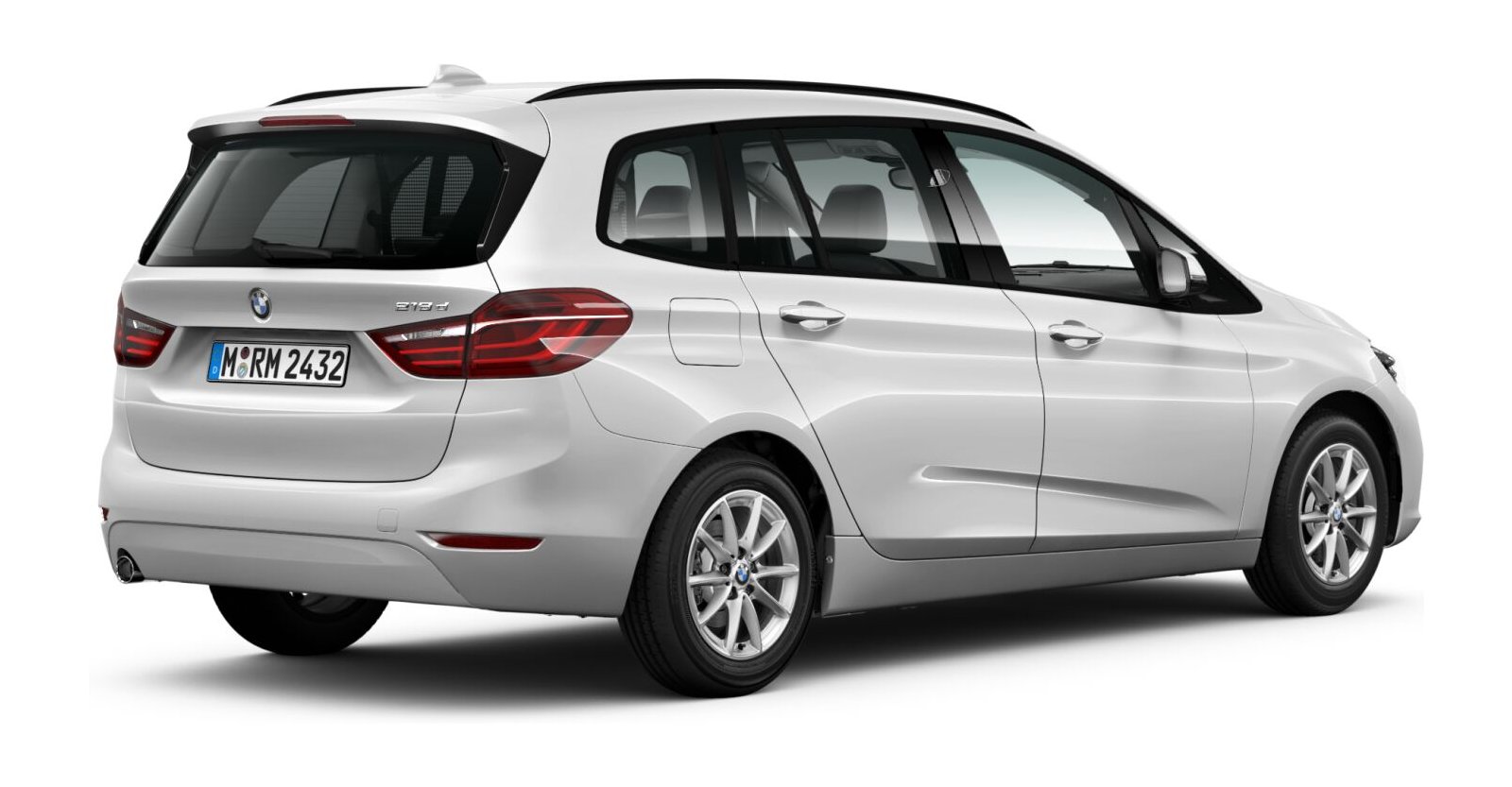 BMW BMW 2er in Weiß von hinten BMW BMW 2er in Weiß von hinten