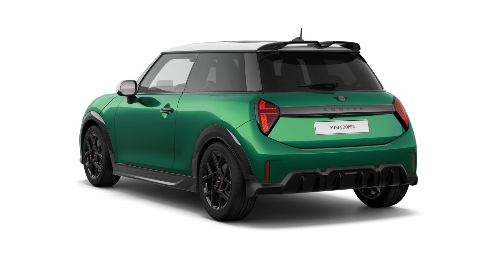MINI MINI 3-Türer in Grün von hinten MINI MINI 3-Türer in Grün von hinten