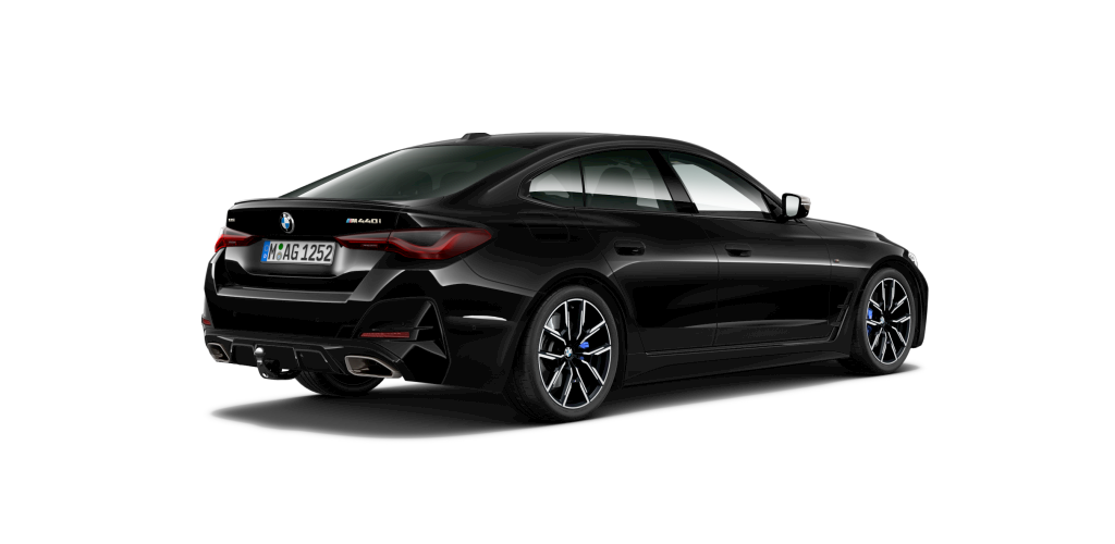 BMW BMW 4er in Schwarz von hinten BMW BMW 4er in Schwarz von hinten