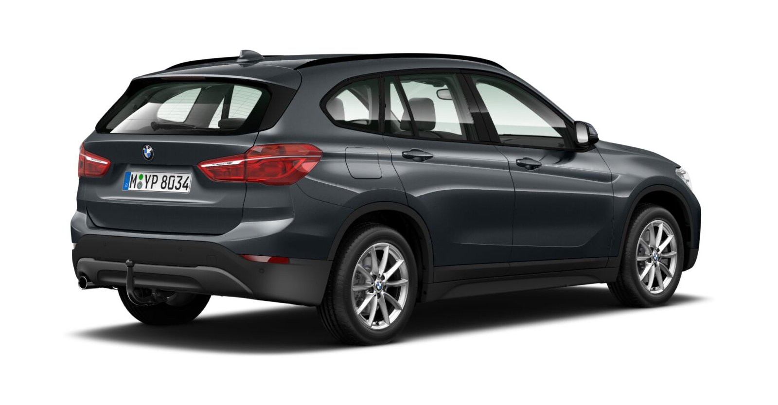 BMW BMW X in Grau von hinten BMW BMW X in Grau von hinten