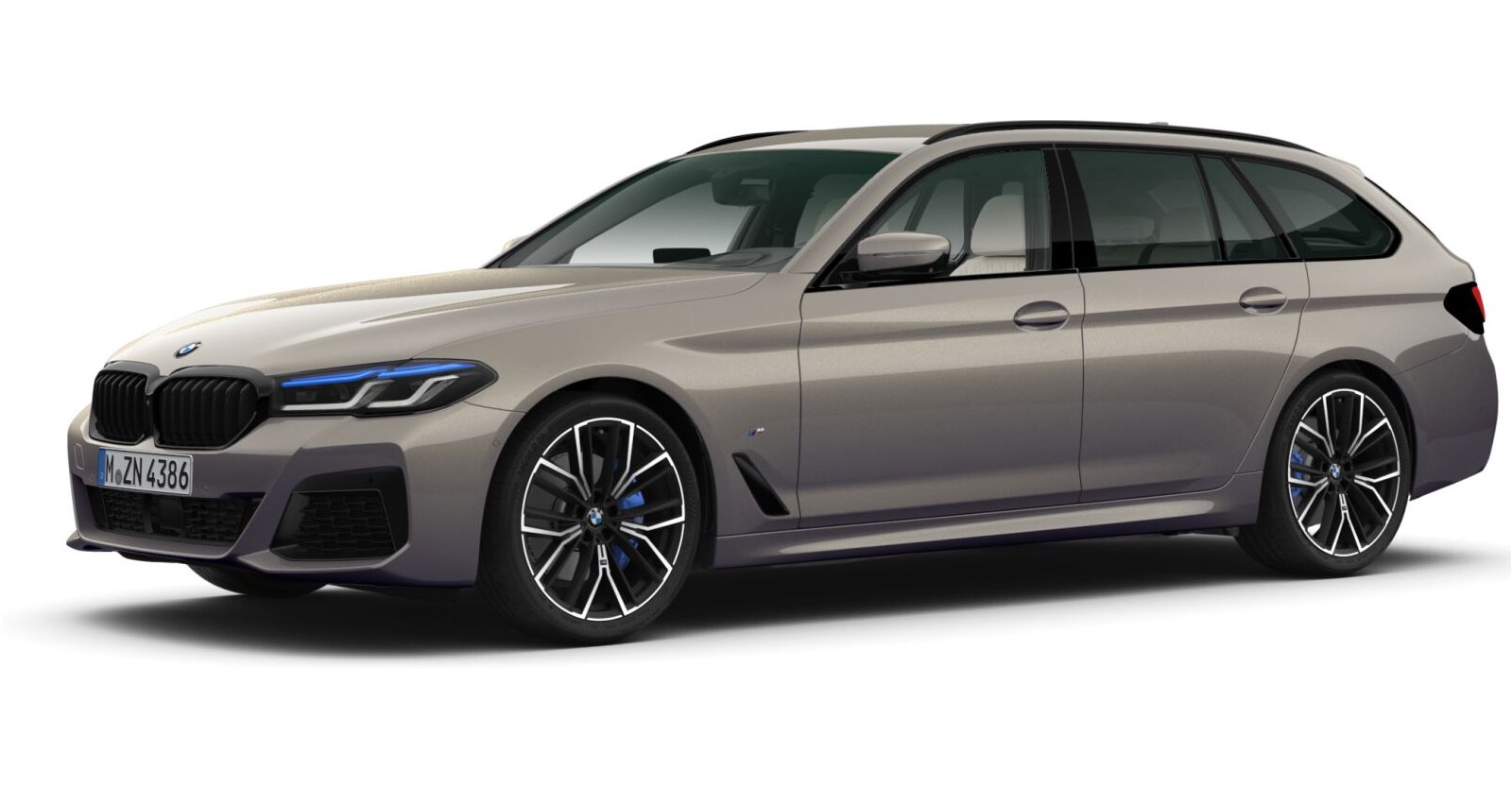 BMW BMW 5er in Grau von vorne BMW BMW 5er in Grau von vorne