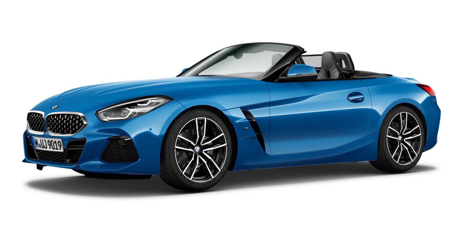 BMW Z4 sDrive30i in Blau von vorne