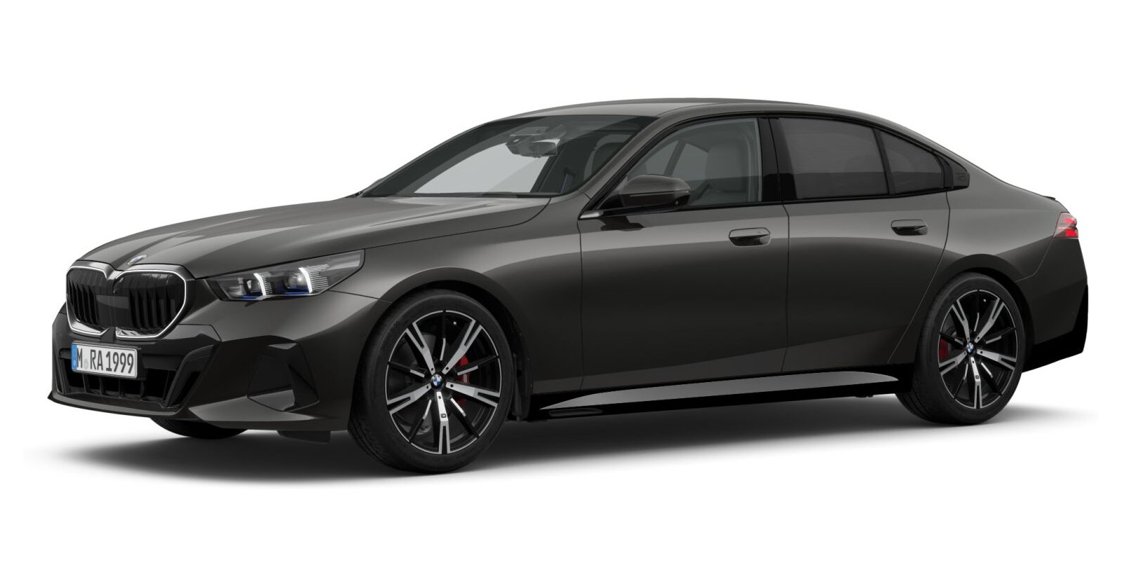 BMW 520d xDrive Limousine in Grau von vorne BMW 520d xDrive Limousine in Grau von vorne