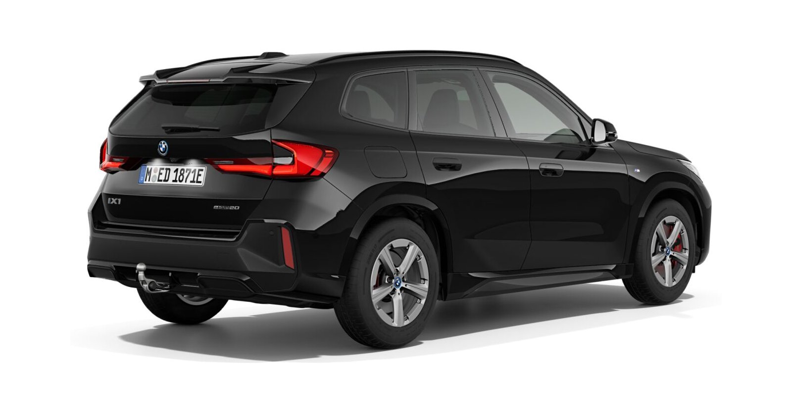 BMW BMW I in Schwarz von hinten BMW BMW I in Schwarz von hinten