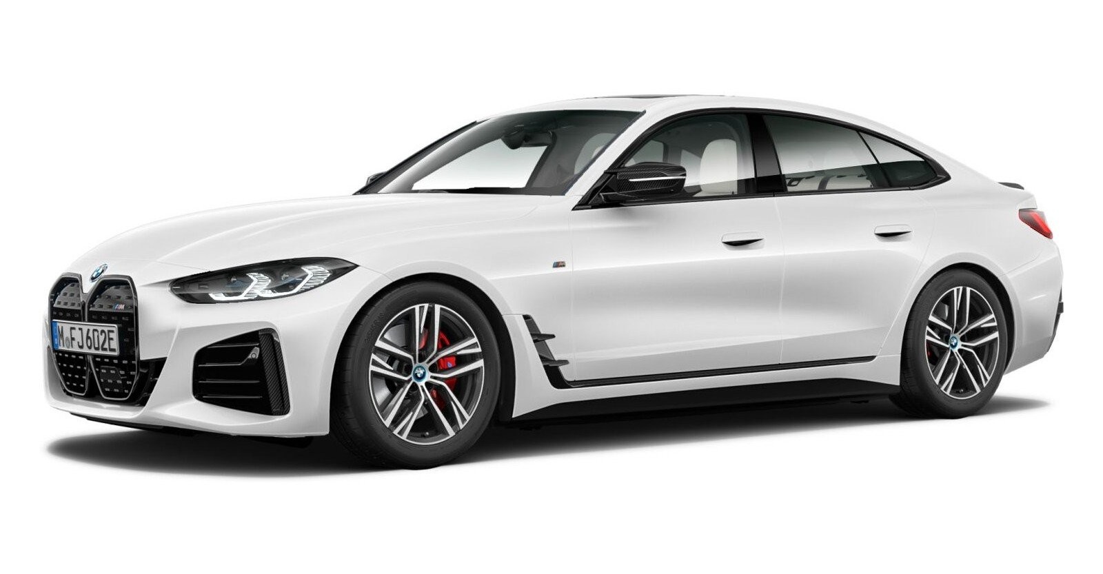BMW BMW I in Weiß von vorne BMW BMW I in Weiß von vorne