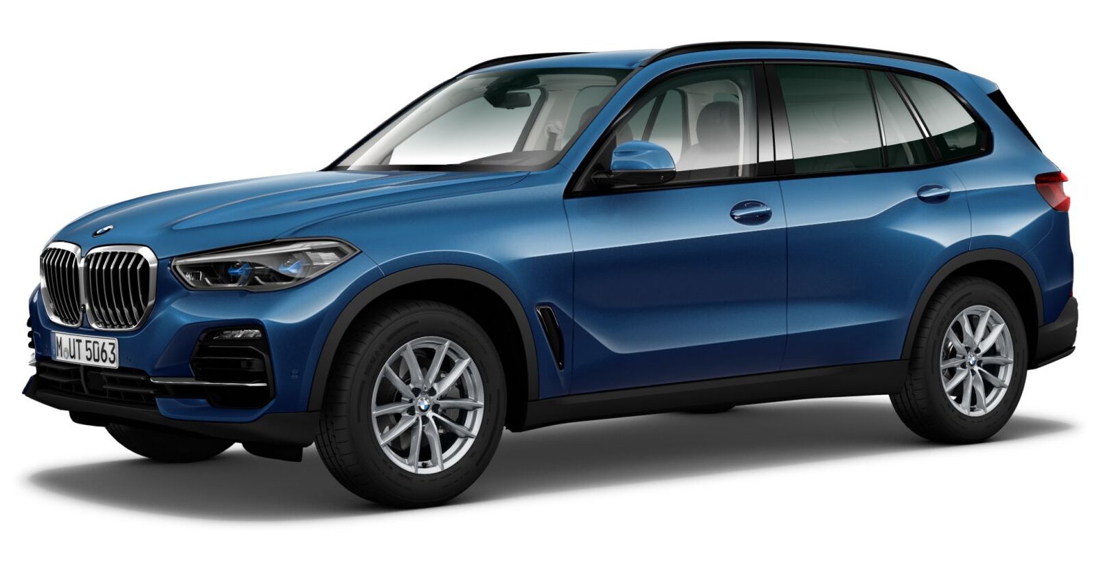 BMW BMW X in Blau von vorne BMW BMW X in Blau von vorne