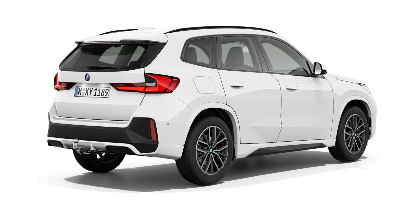 BMW BMW X in Weiß von hinten BMW BMW X in Weiß von hinten