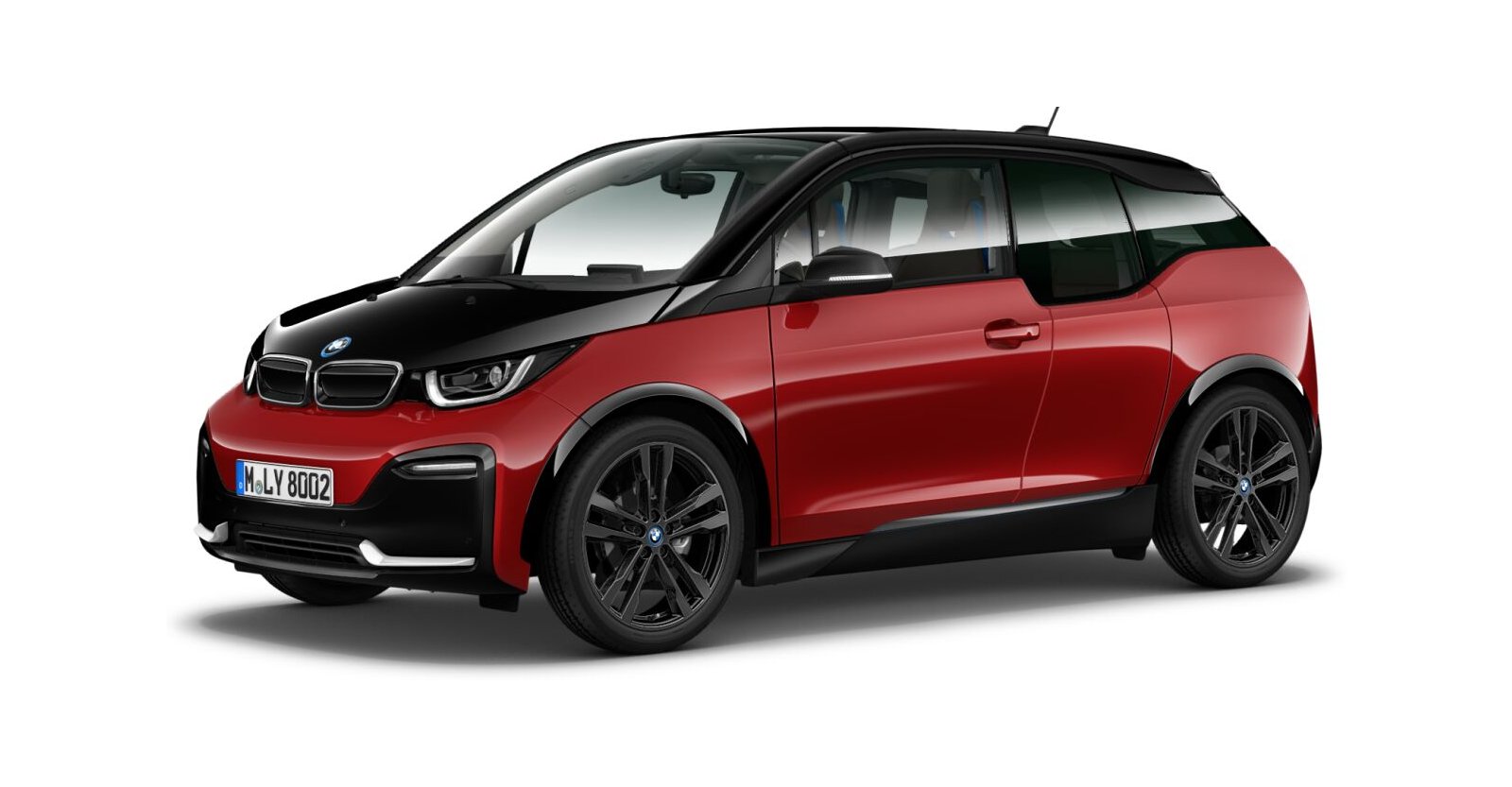 BMW i3s 120Ah in Rot von vorne