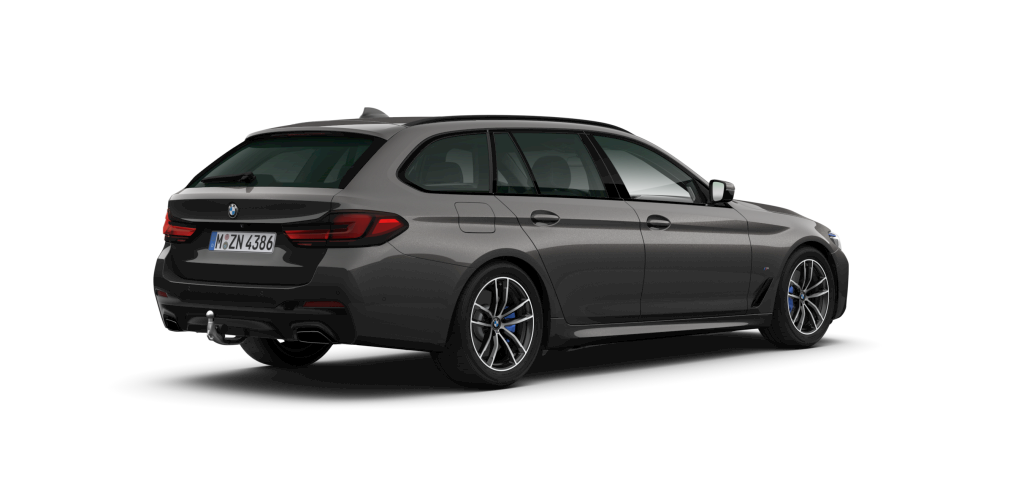 BMW BMW 5er in Grau von hinten BMW BMW 5er in Grau von hinten
