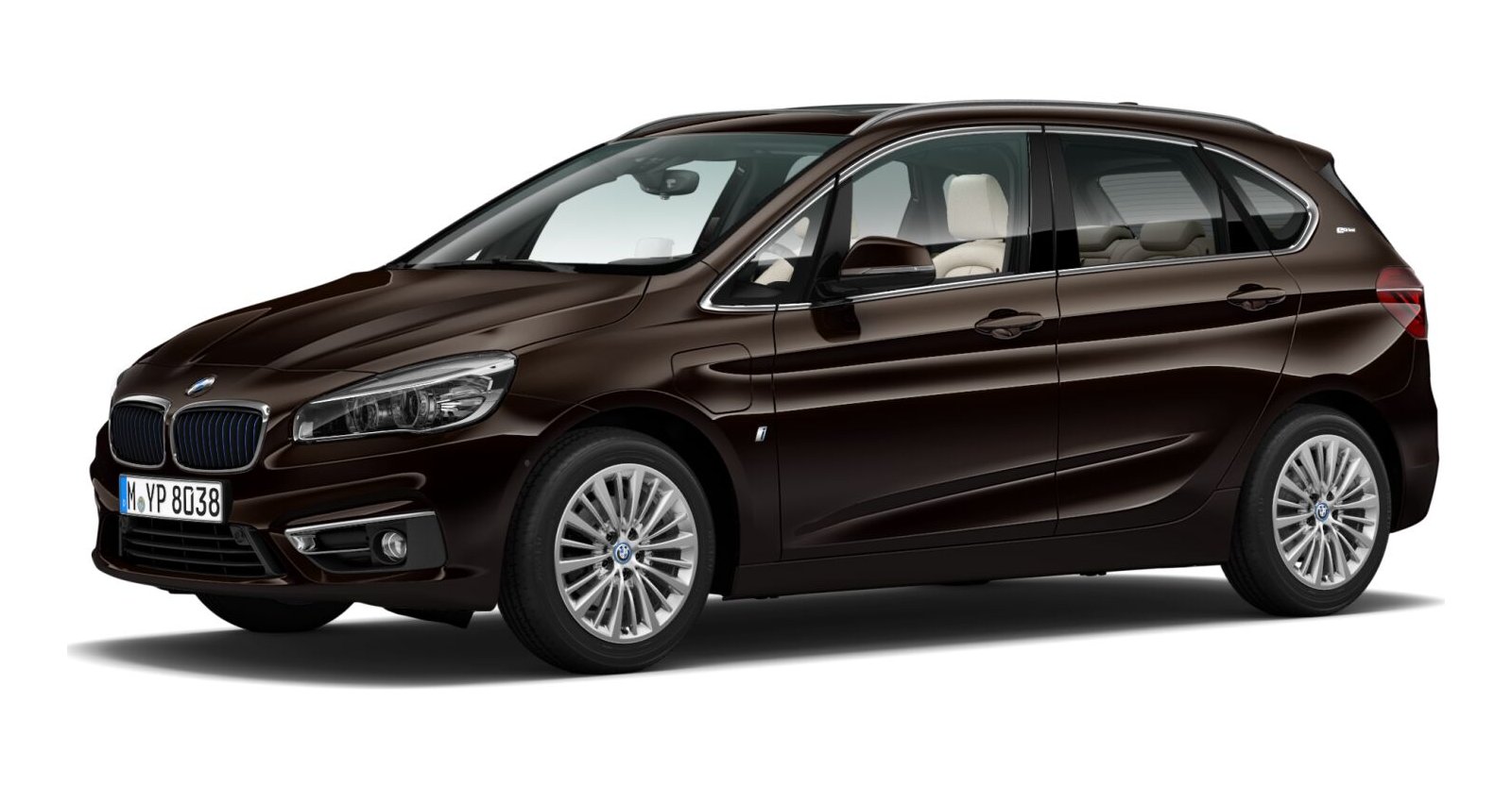 BMW BMW 2er in Braun von vorne BMW BMW 2er in Braun von vorne