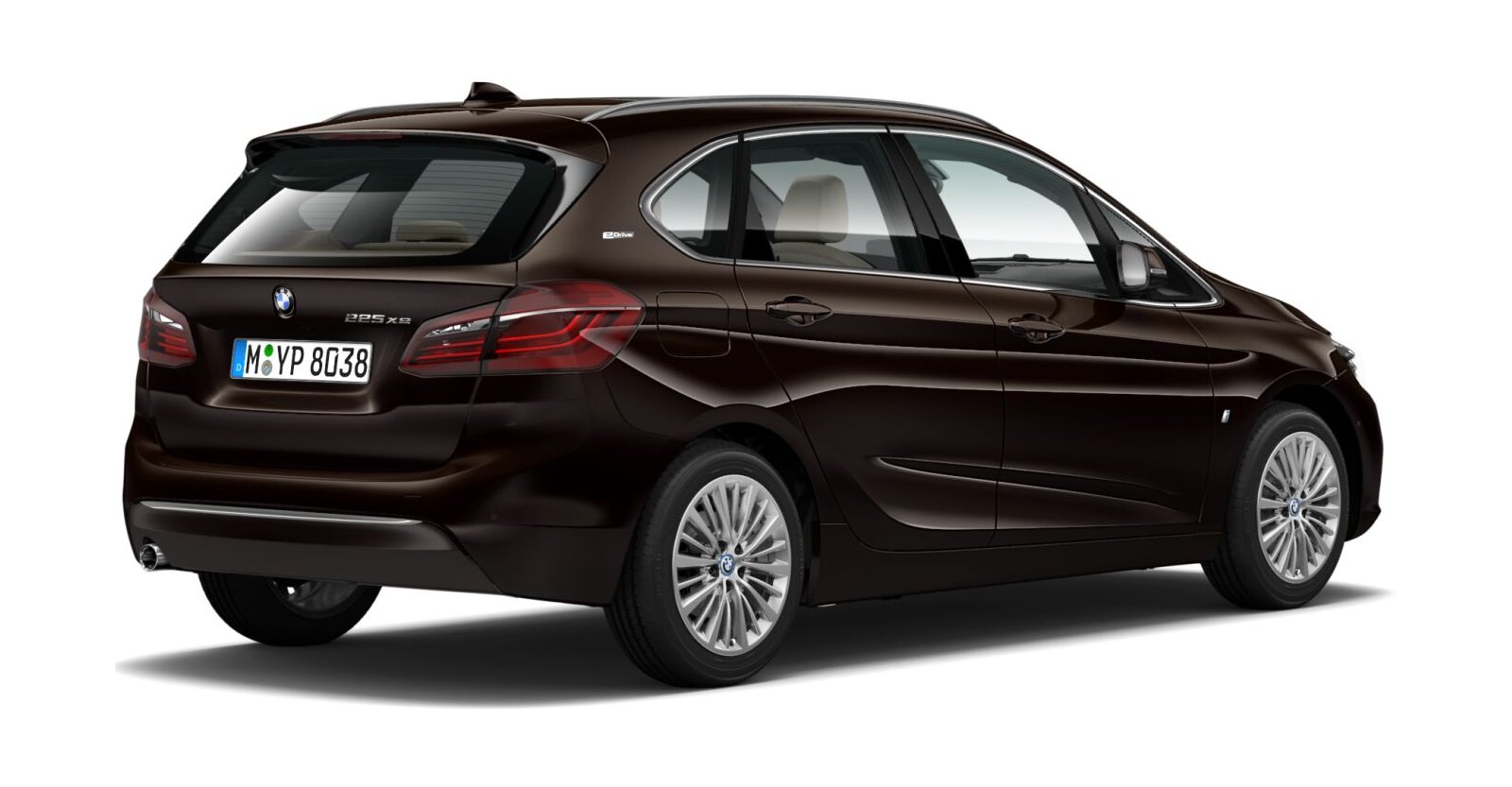 BMW BMW 2er in Braun von hinten BMW BMW 2er in Braun von hinten
