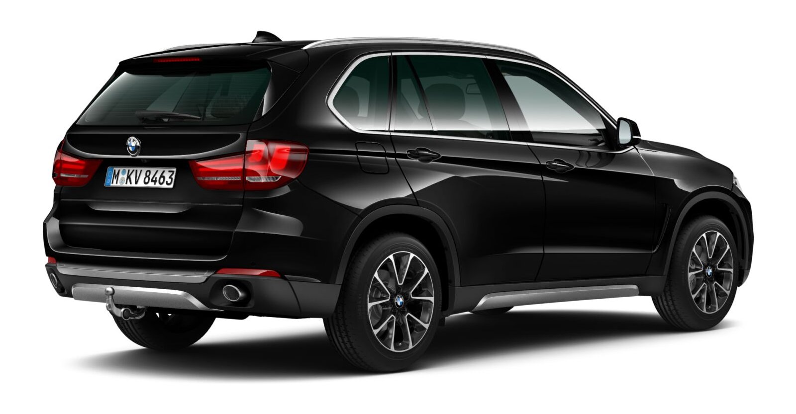 BMW BMW X in Schwarz von hinten BMW BMW X in Schwarz von hinten