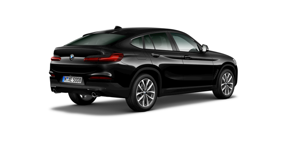 BMW BMW X in Schwarz von hinten BMW BMW X in Schwarz von hinten