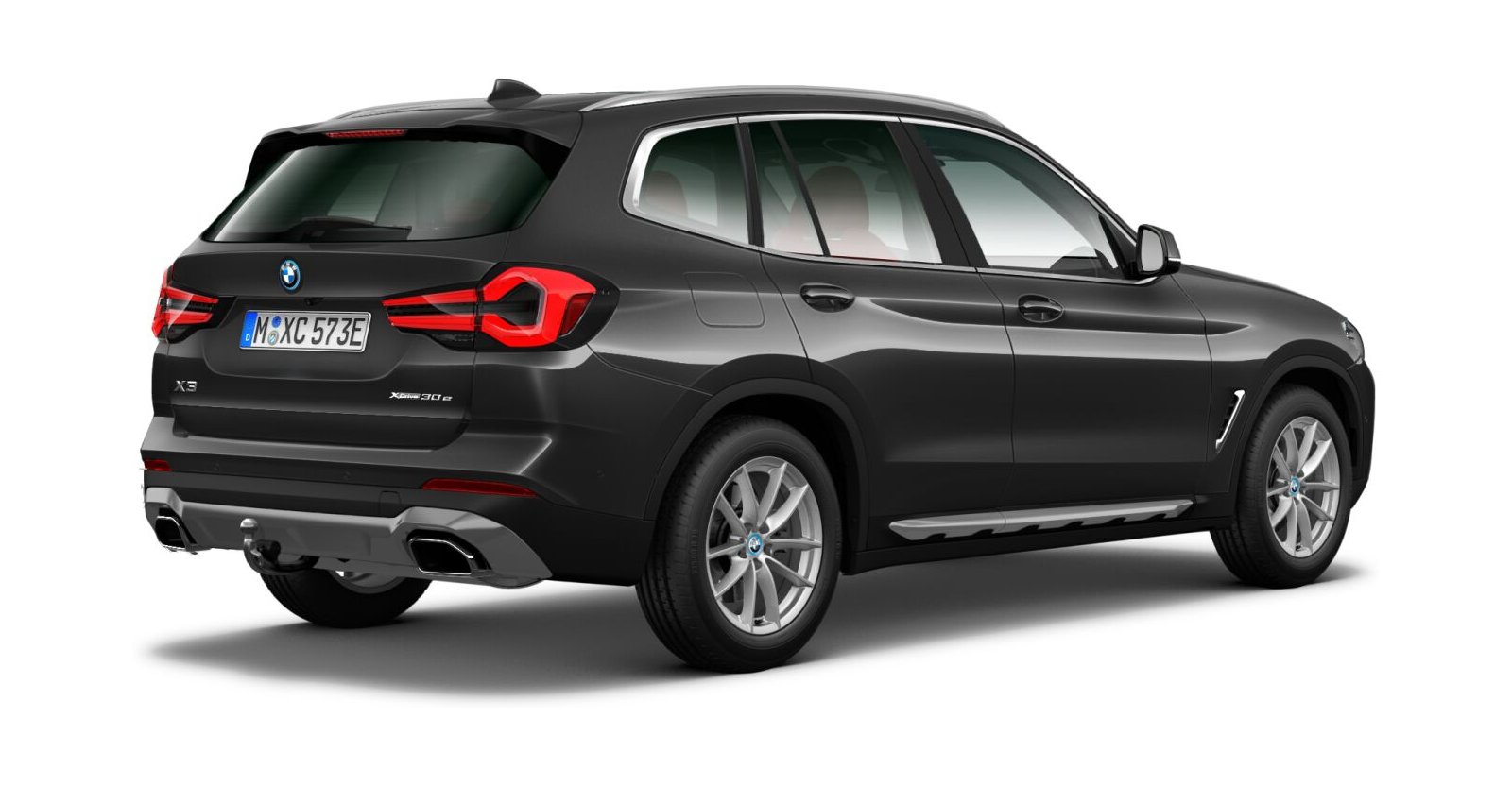 BMW BMW X in Grau von hinten BMW BMW X in Grau von hinten