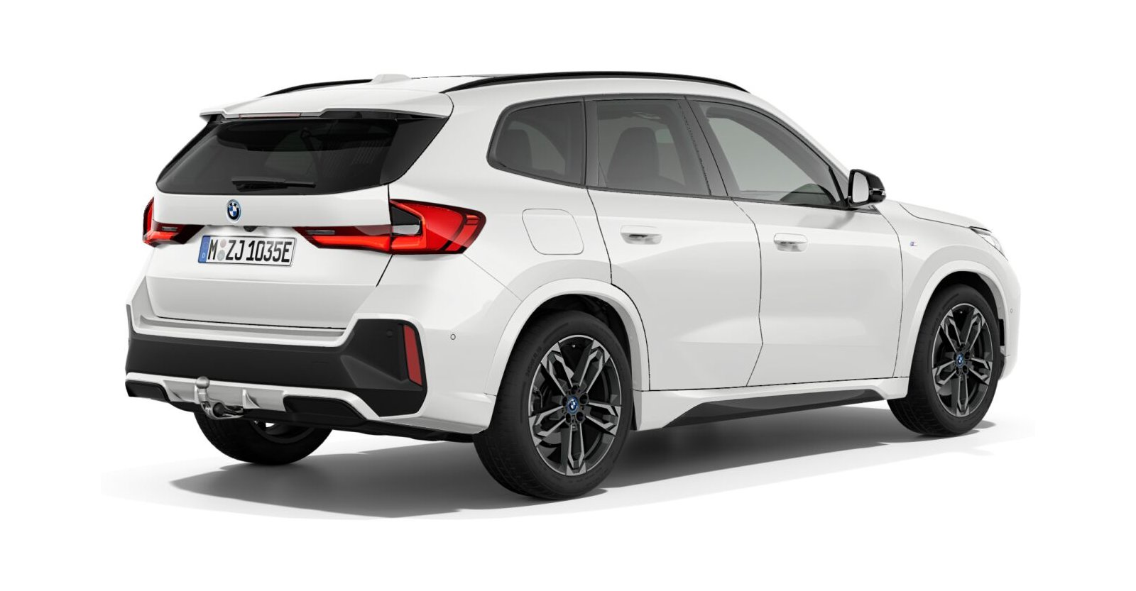 BMW BMW X in Weiß von hinten BMW BMW X in Weiß von hinten
