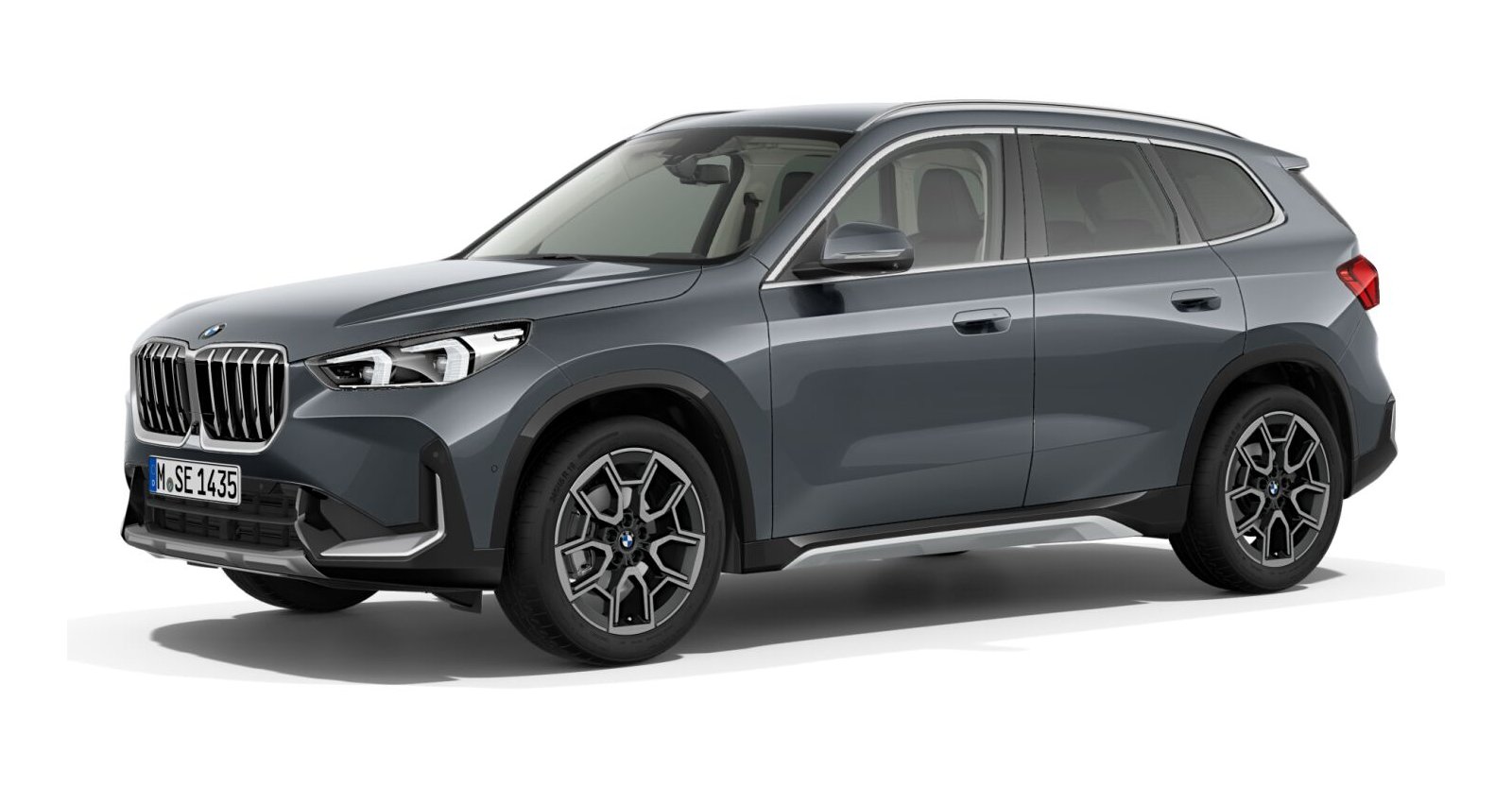 BMW X1 xDrive20d in Grau von vorne