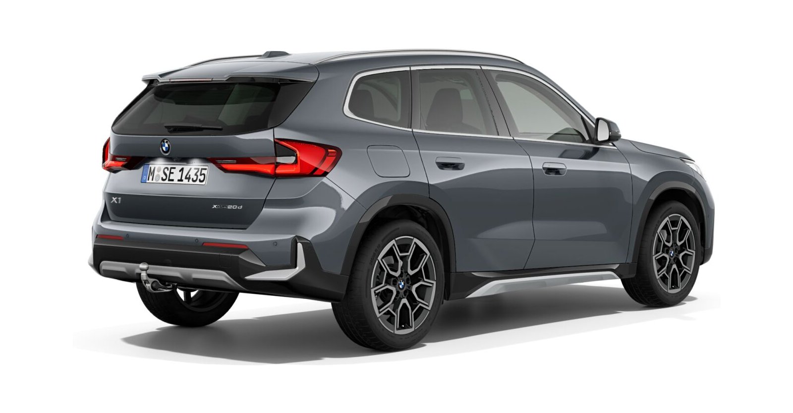 BMW BMW X in Grau von hinten BMW BMW X in Grau von hinten