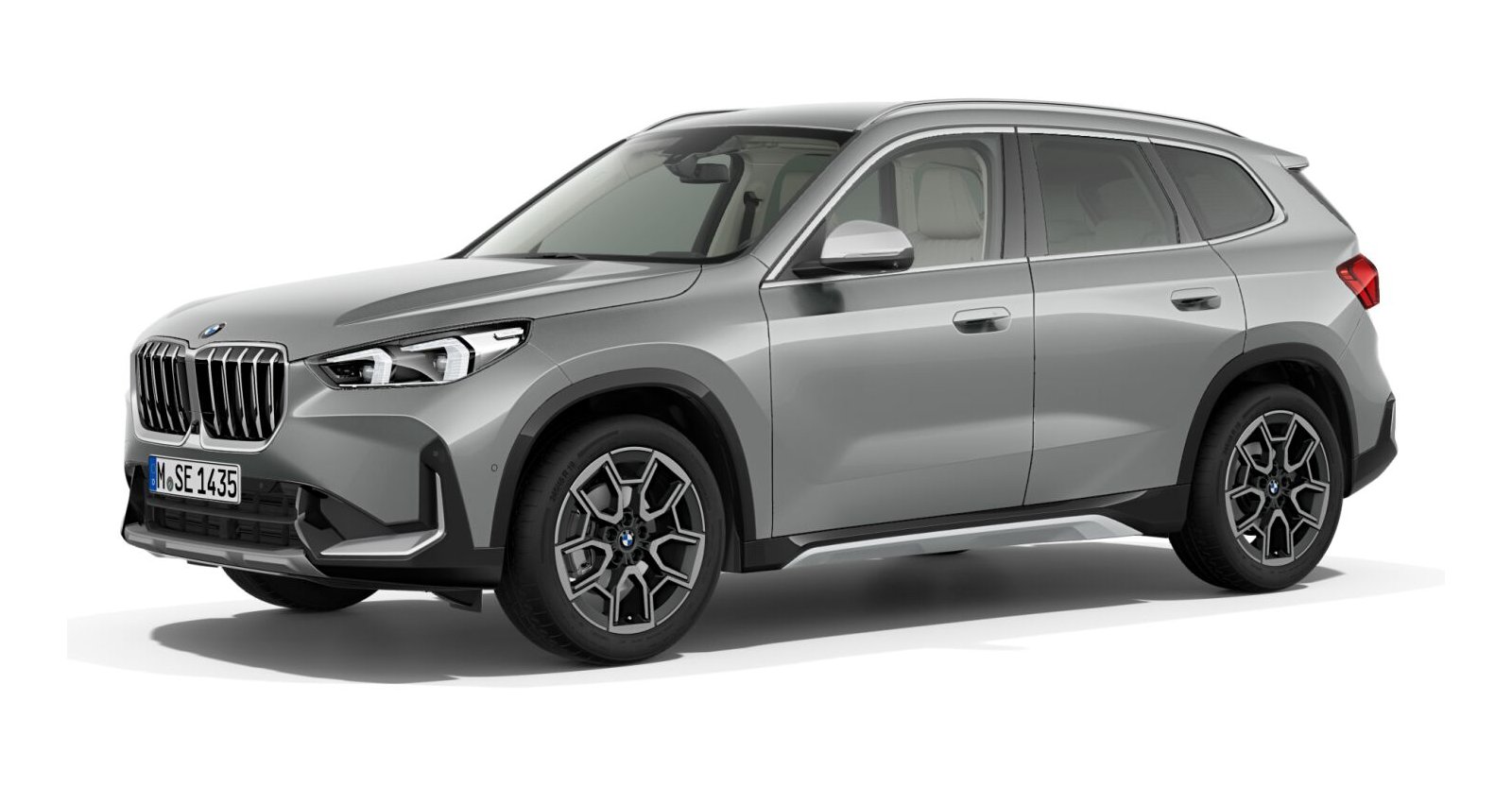BMW X1 xDrive20d in Grau von vorne BMW X1 xDrive20d in Grau von vorne