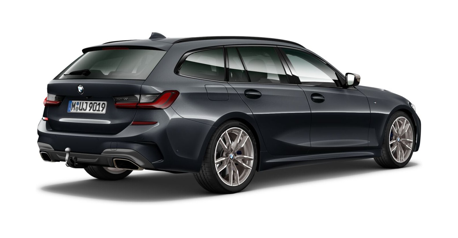 BMW BMW 3er in Grau von hinten BMW BMW 3er in Grau von hinten