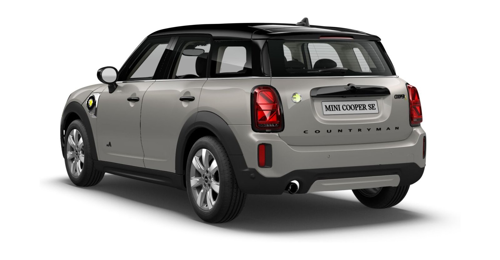 MINI MINI Countryman in Silber von hinten MINI MINI Countryman in Silber von hinten