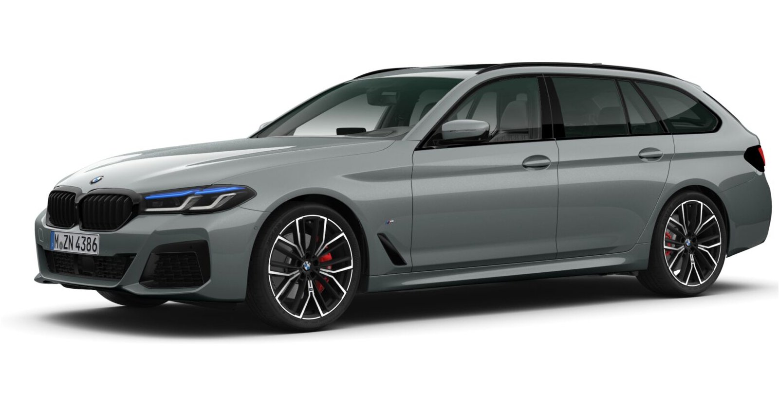 BMW BMW 5er in Grau von vorne BMW BMW 5er in Grau von vorne