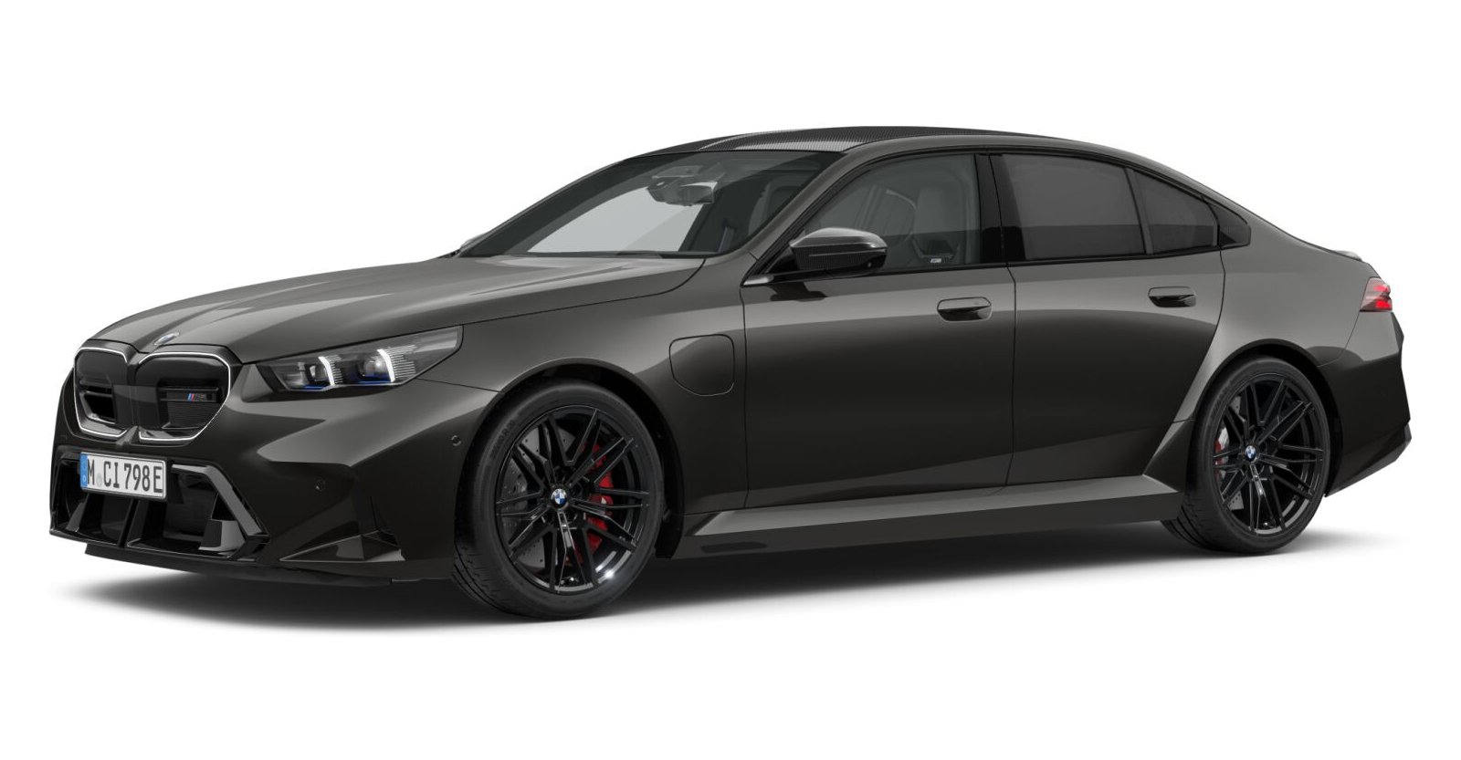 BMW M5 Limousine in Grau von vorne BMW M5 Limousine in Grau von vorne