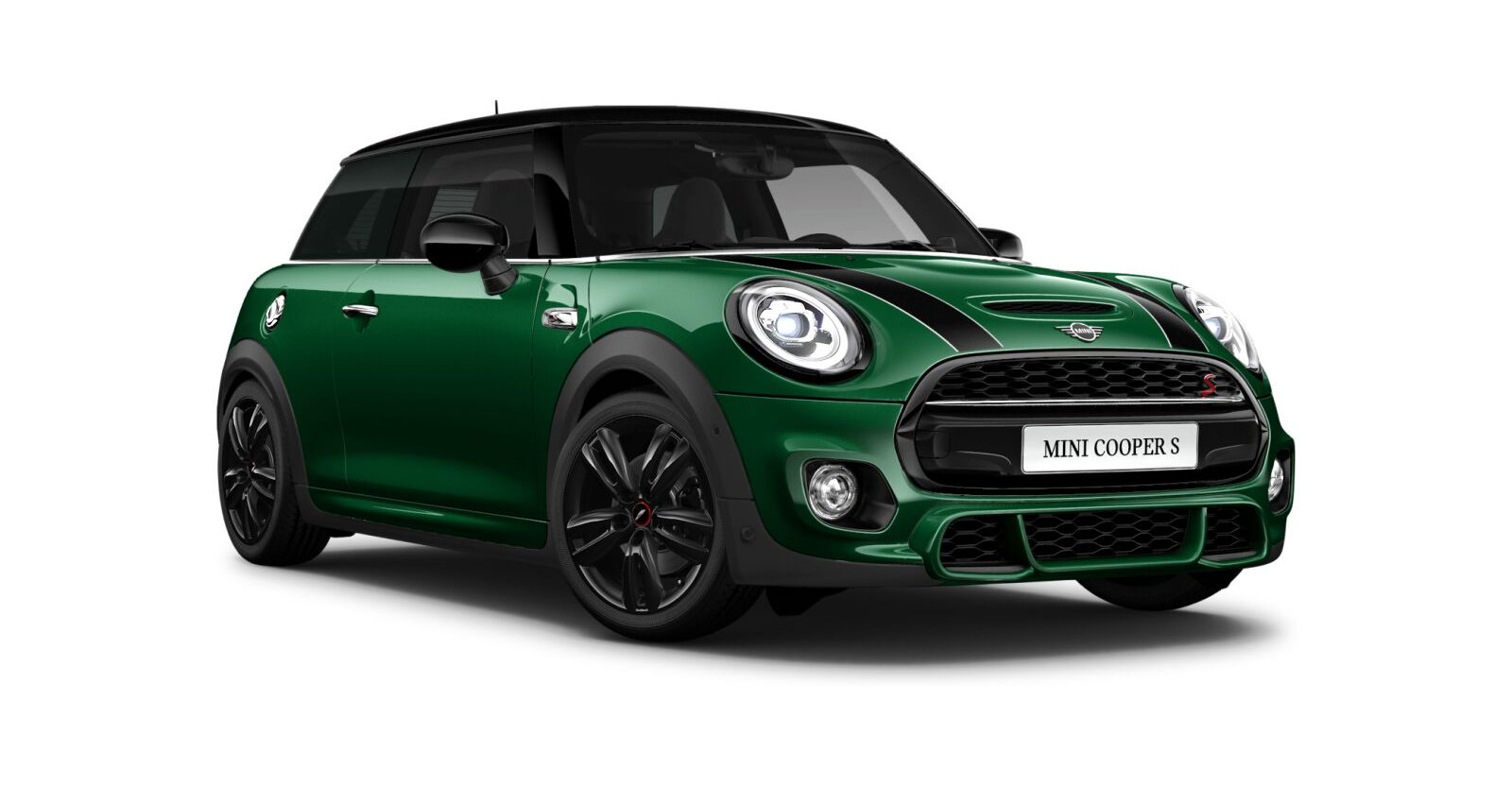 MINI Cooper S 3-Türer in Grün von vorne