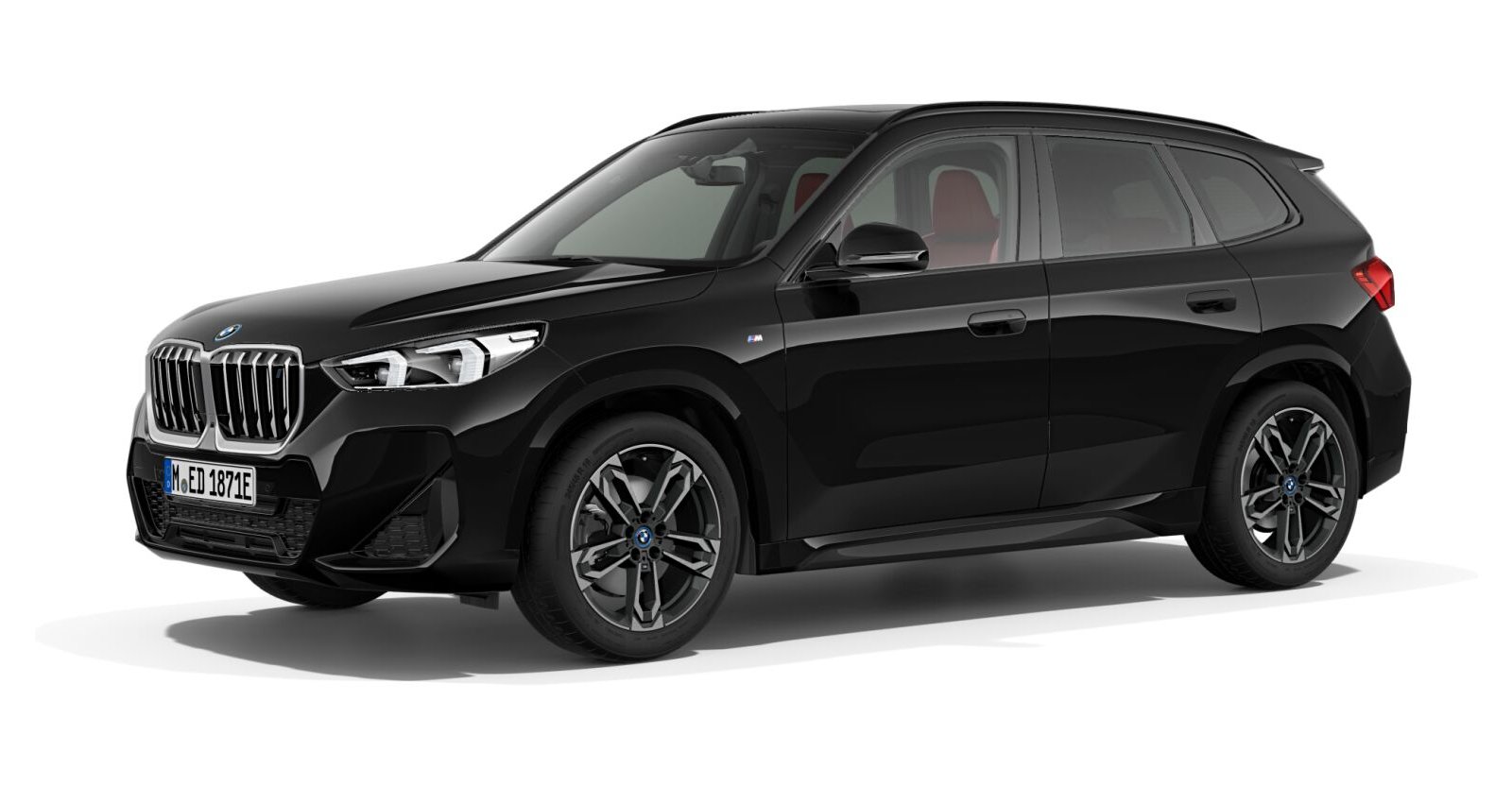 BMW BMW I in Schwarz von vorne BMW BMW I in Schwarz von vorne