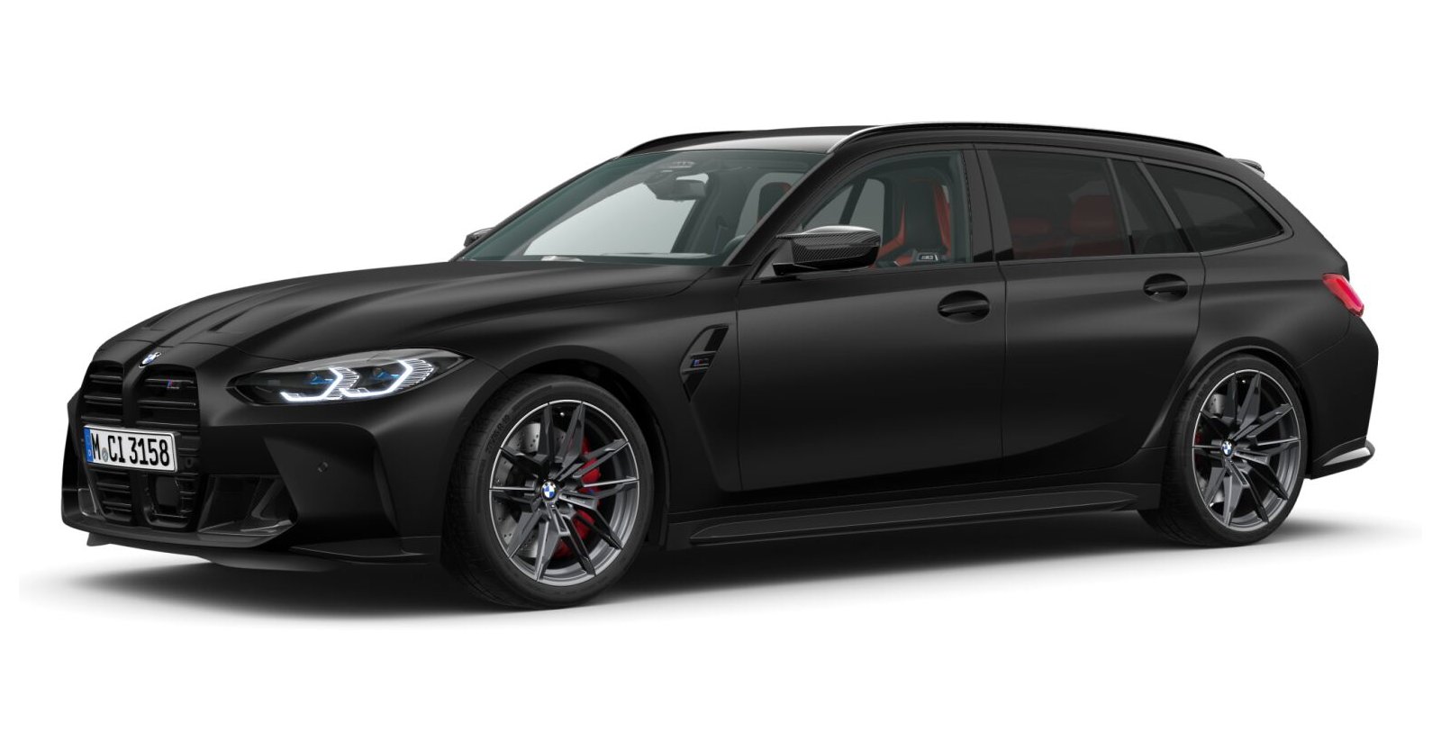 BMW BMW M in Schwarz von vorne BMW BMW M in Schwarz von vorne