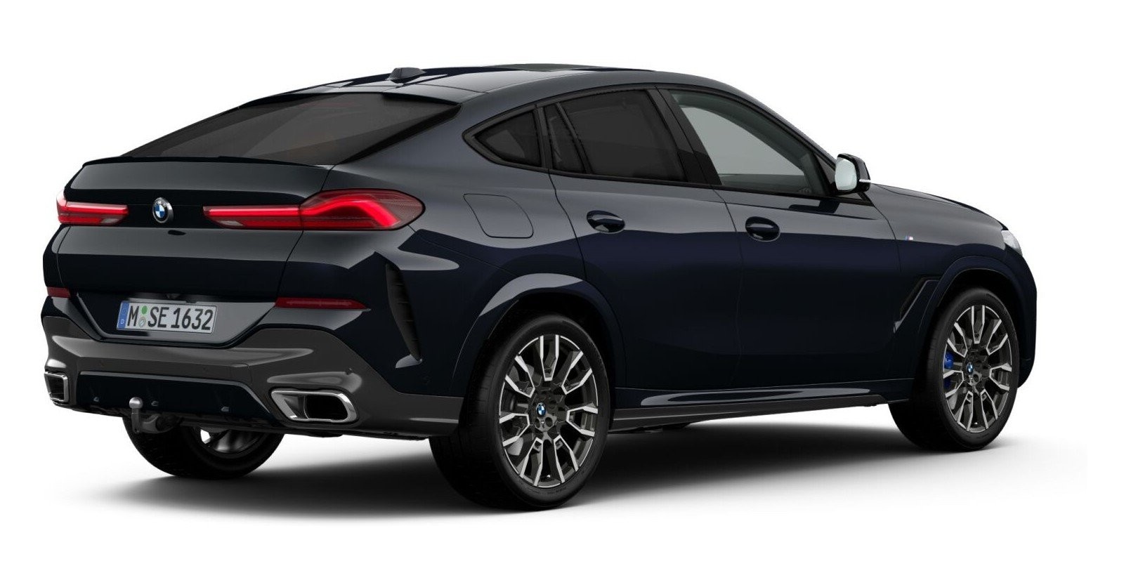 BMW BMW X in Schwarz von hinten BMW BMW X in Schwarz von hinten
