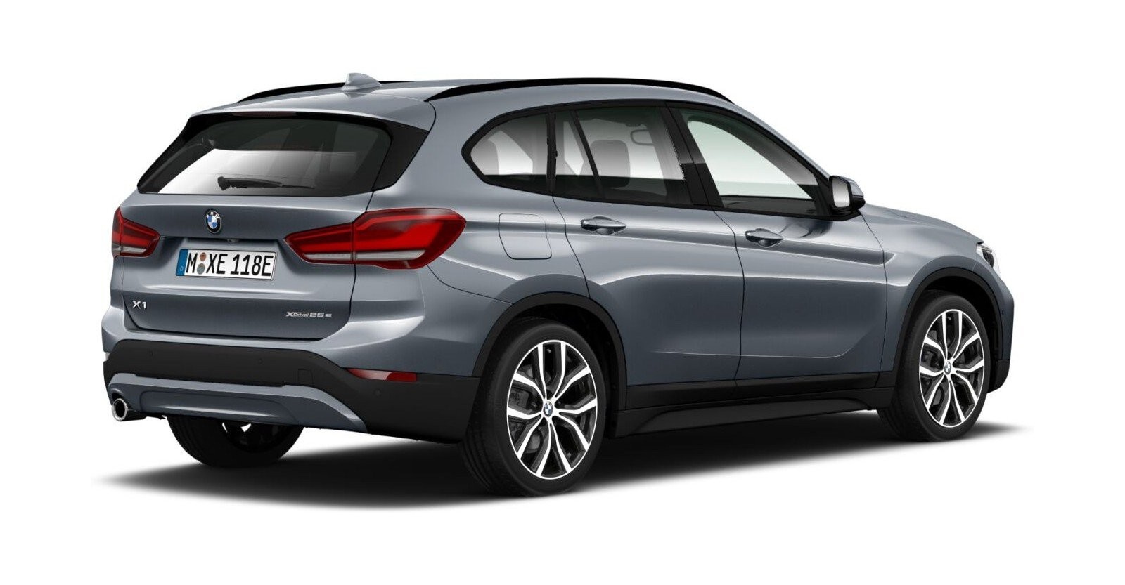 BMW BMW X in Grau von hinten BMW BMW X in Grau von hinten