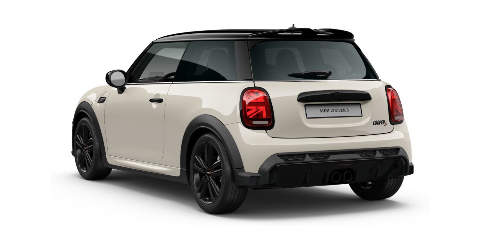 MINI MINI 3-Türer in Weiß von hinten