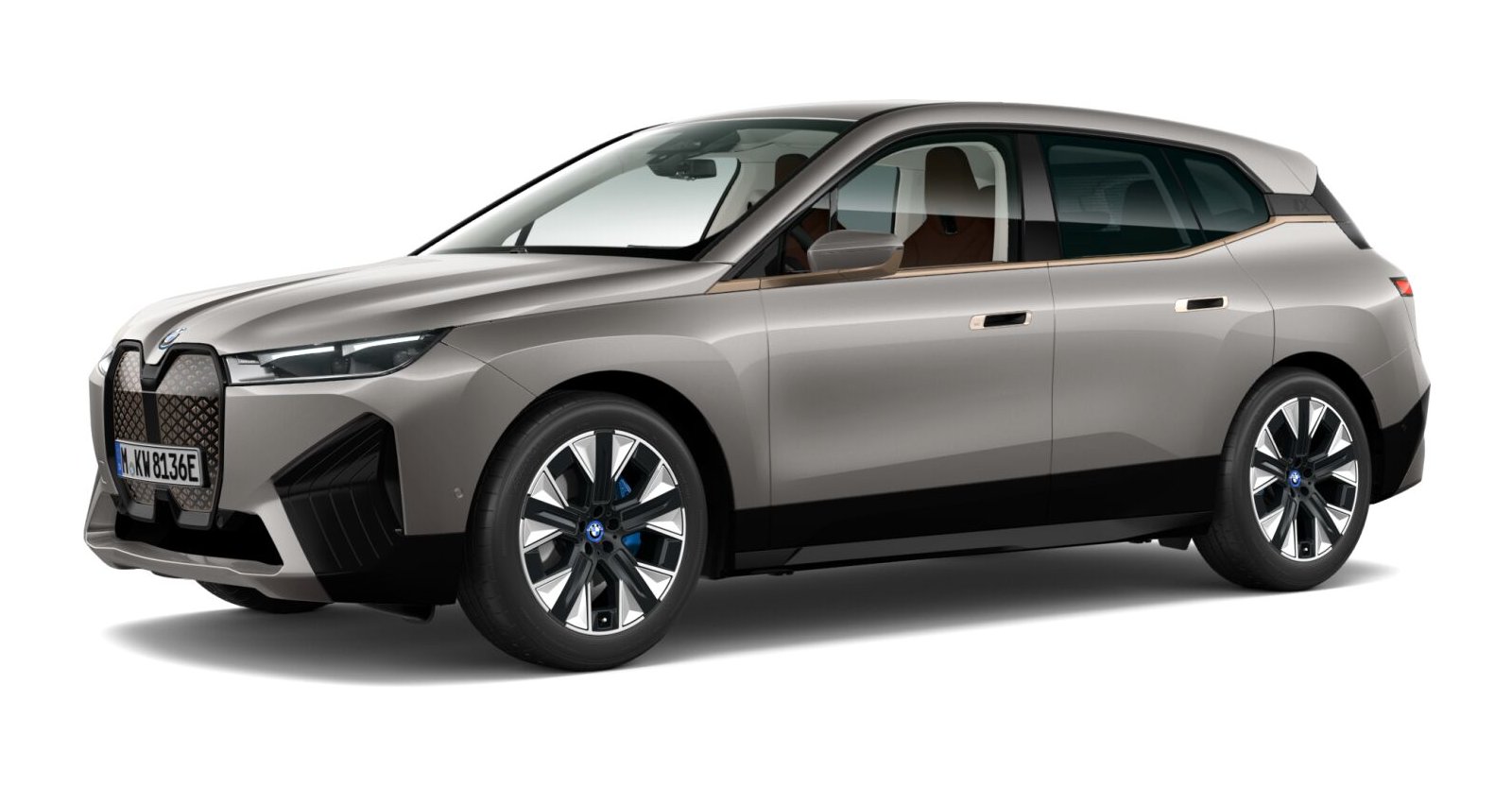 BMW BMW I in Grau von vorne BMW BMW I in Grau von vorne
